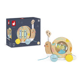 Caracol musical montável para passear com rodinhas – Janod